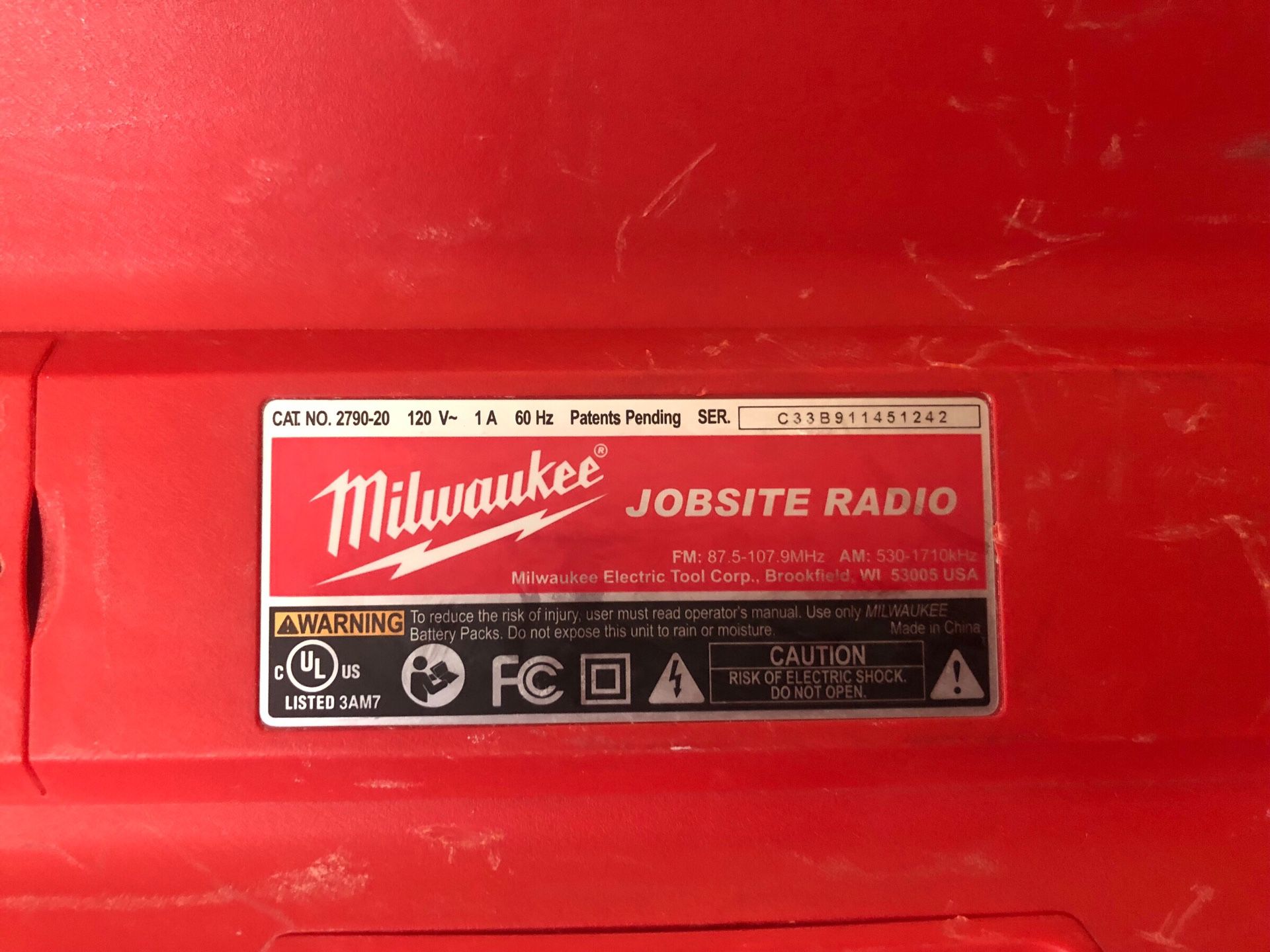 Milwaukee 279020 Jobsite Radio (Local pickup only) Community Pawn Shop