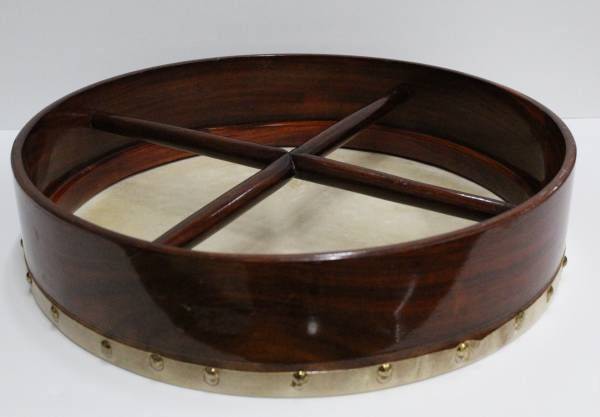 Bodhran 16" Rosewood Hand Drum (Local Pick-Up Only)
