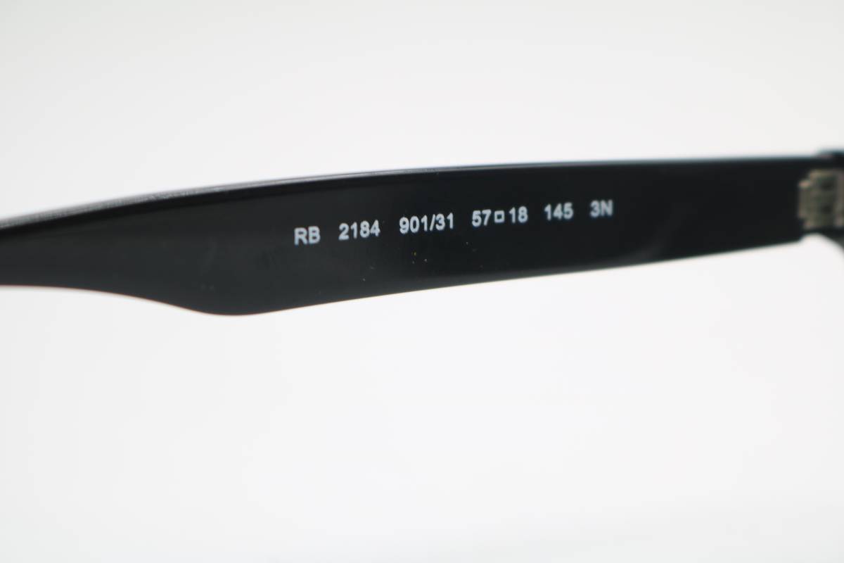 Ray-Ban RB 2184 Black Round Sunglasses (no case)