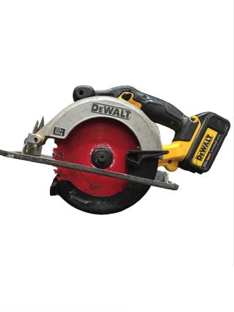 Secondhand DeWalt DCS393 Circular Saw with Battery (Local pick-up only)