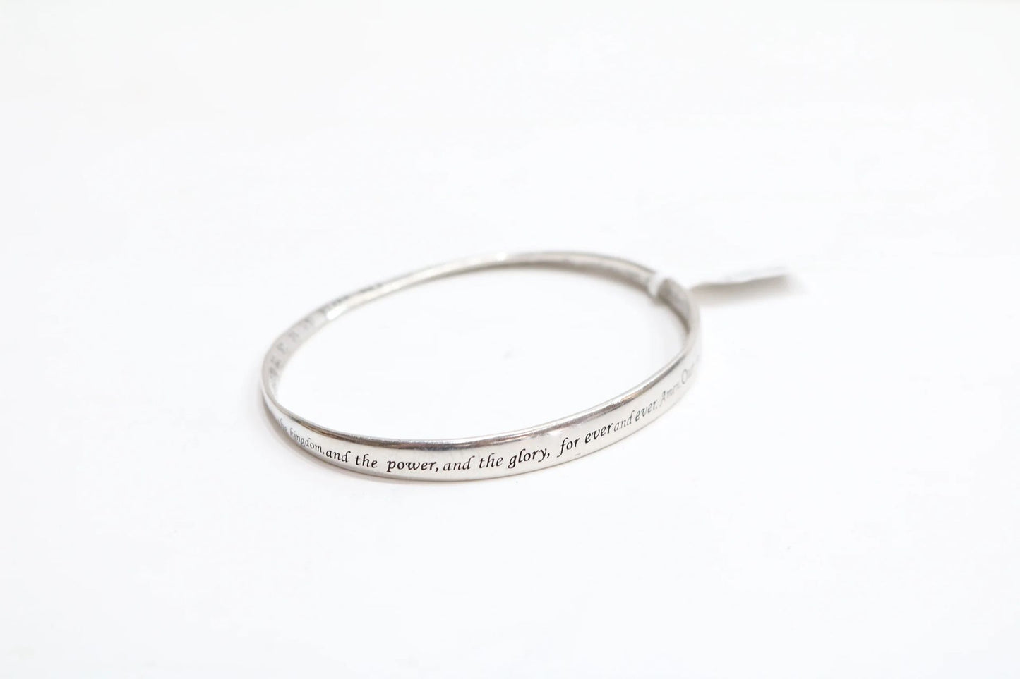 Sterling Silver Strip Bangle (3 Inches)