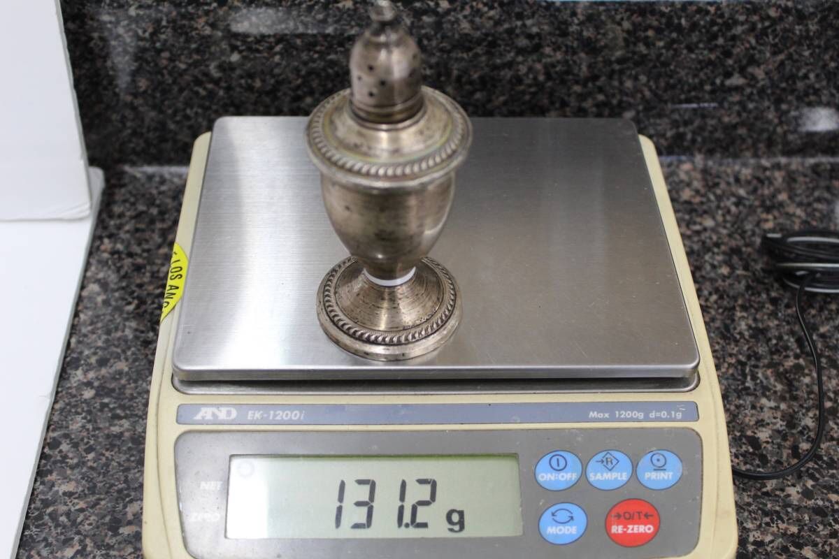 Weighted Sterling Silver Salt Shaker