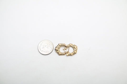 10K Yellow Gold Mini Hoop Earrings (1.4 Grams)
