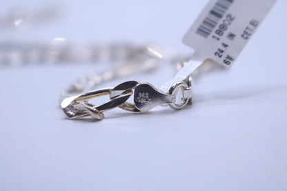 Pre-owned Silver Figaro Chain (24 Inches)