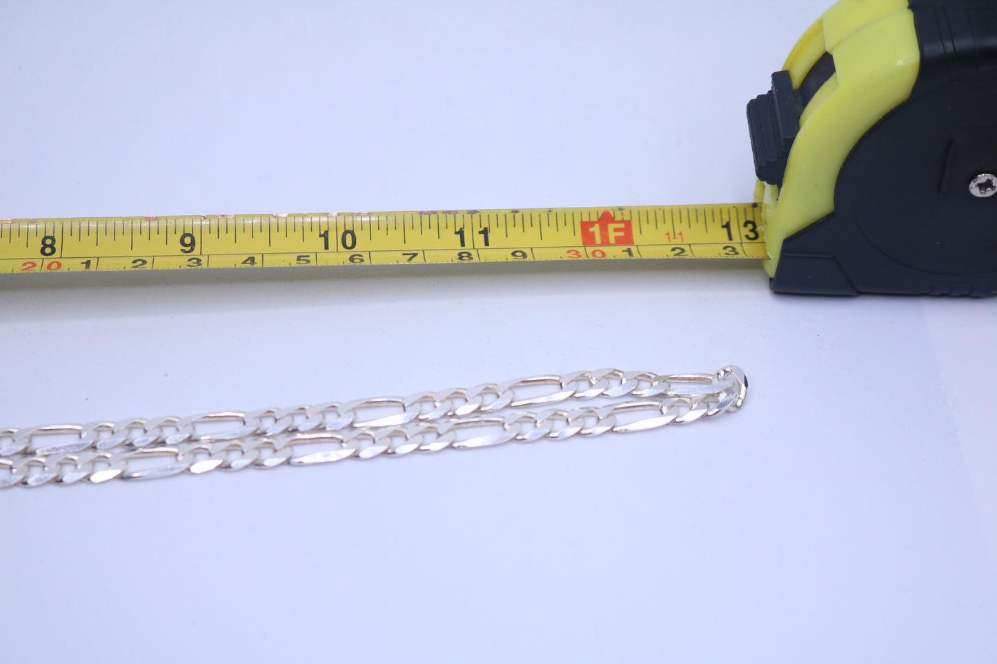 Pre-owned Silver Figaro Chain (24 Inches)