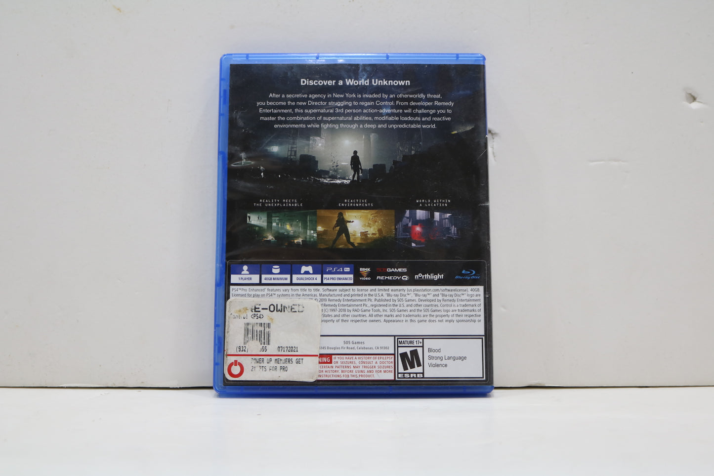 Pre-owned Control - Sony PlayStation 4 Game