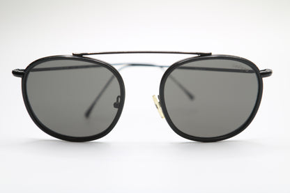 Illesteva C6 Mykonos Ace Black Single Bridge Sunglasses