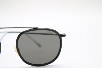 Illesteva C6 Mykonos Ace Black Single Bridge Sunglasses