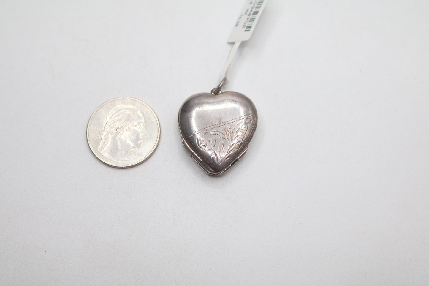 Sterling Silver Heart Charm (16.6 Grams)