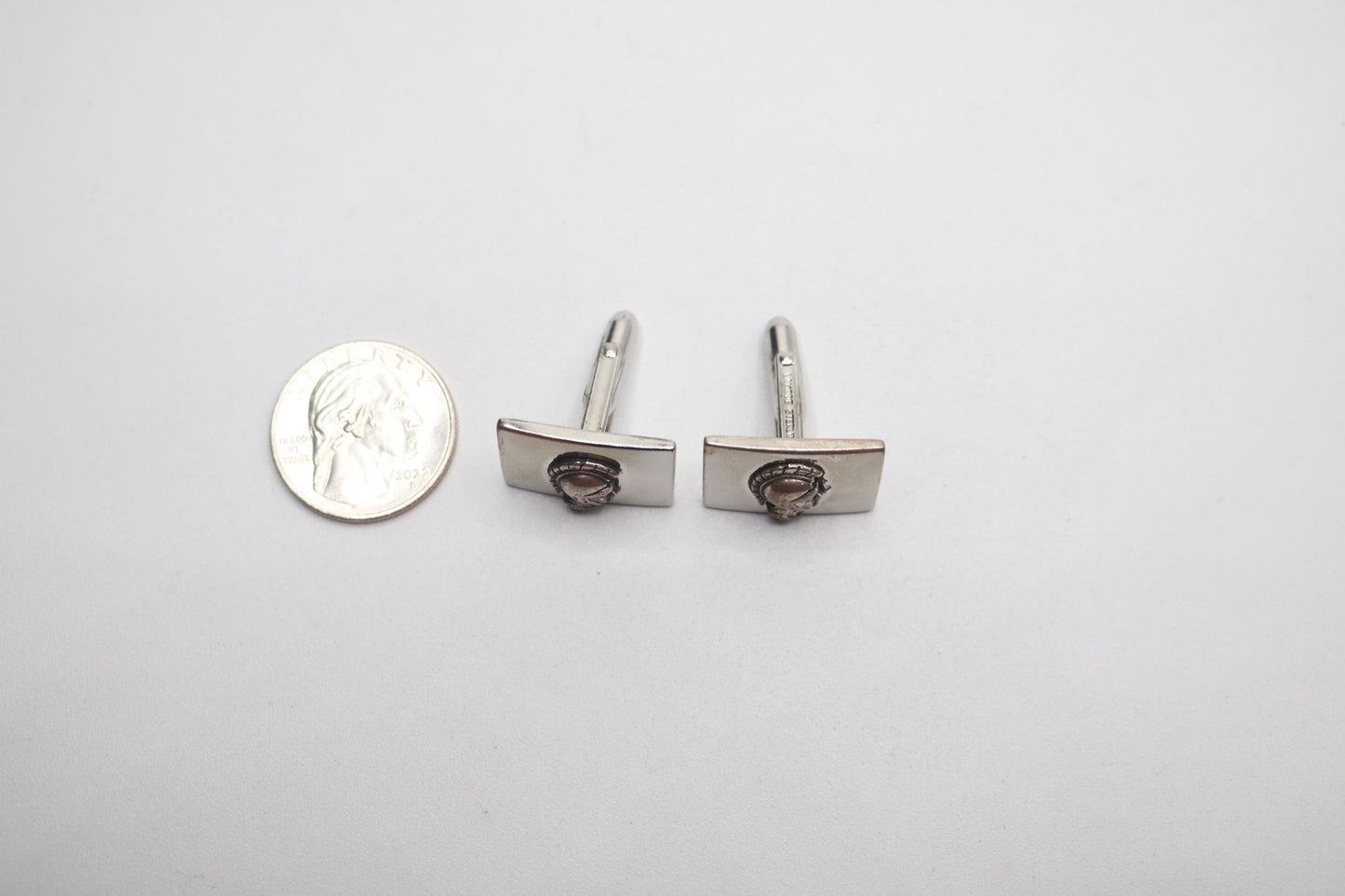 Sterling Silver Trojan Cuff Links (11.0 Grams)