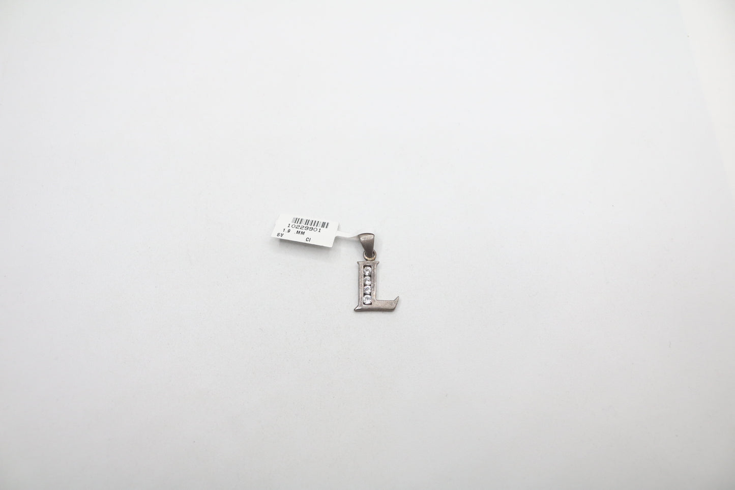 Sterling Silver Letter "L" Charm (3.1 Grams)