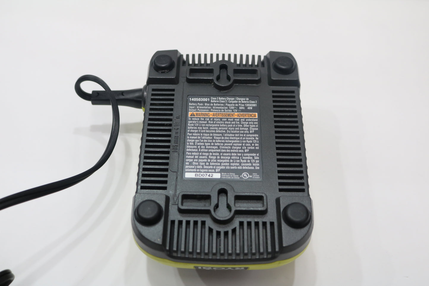 Secondhand RYOBI Lithium 12V Power Tool Battery Charger