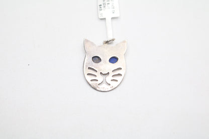 Sterling Silver Kitten Charm (6.4 Grams)