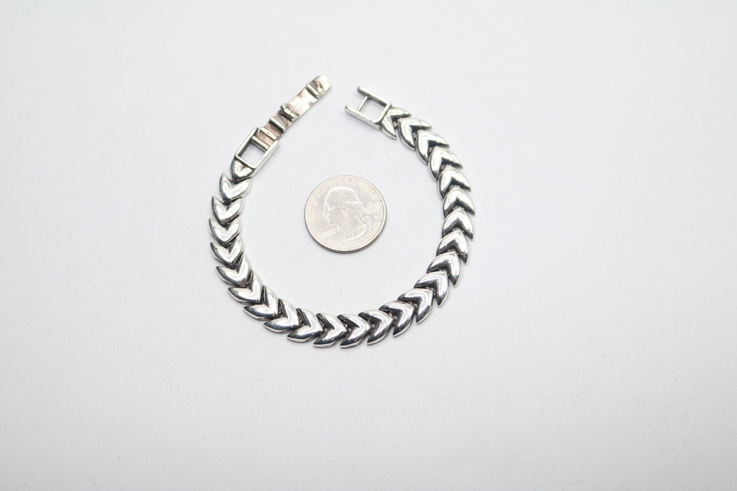 Sterling Silver Fancy Weave Bracelet (8 & 1/2 Inches)