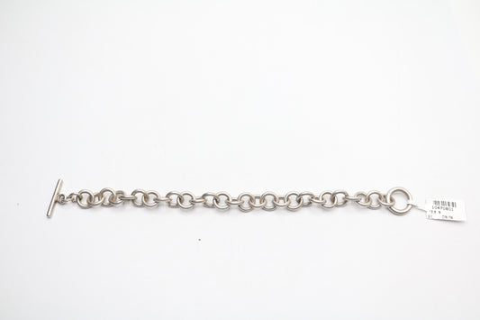 Sterling Silver Cable Style Bracelet (7 & 1/2 Inches)