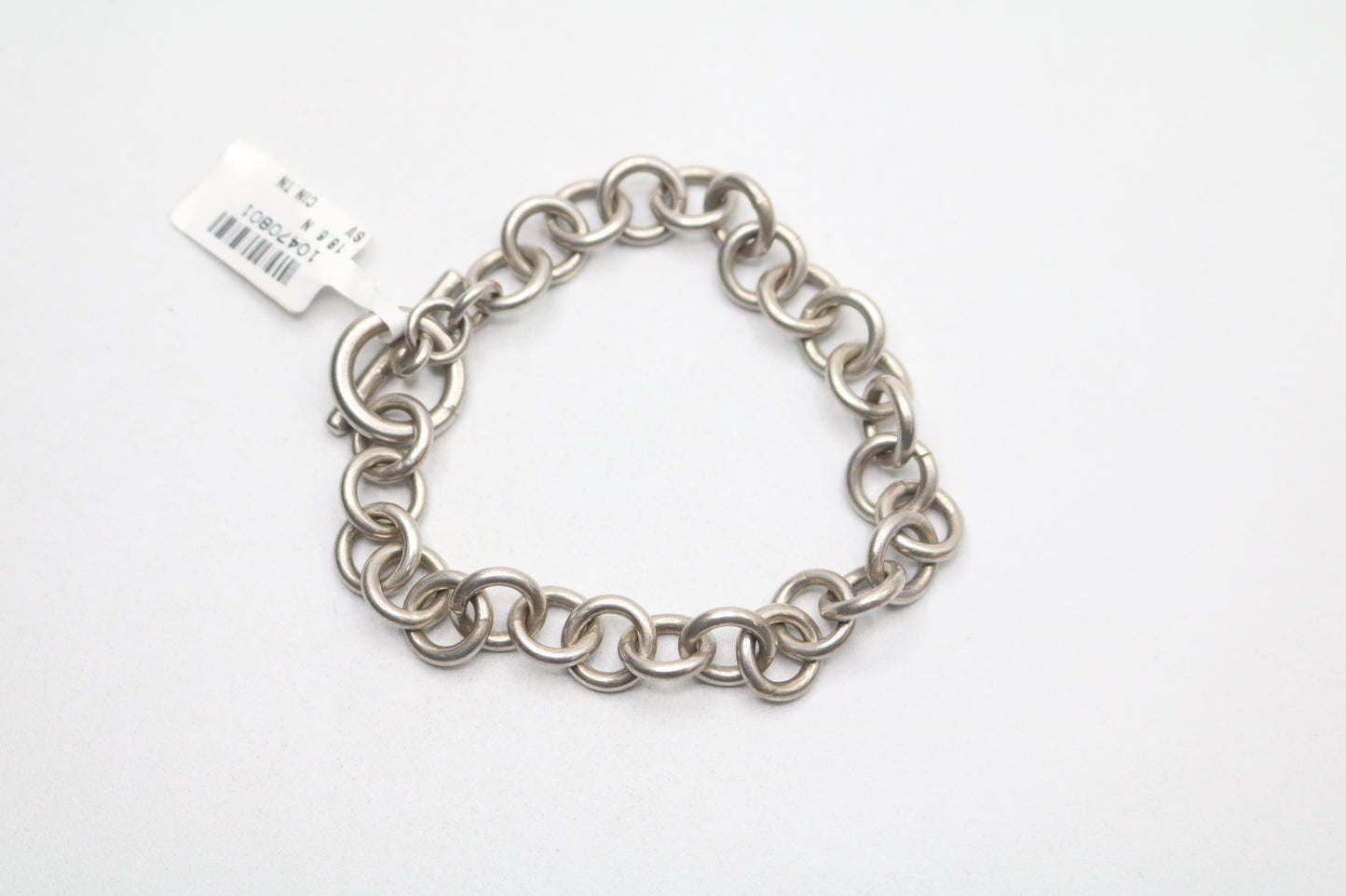 Sterling Silver Cable Style Bracelet (7 & 1/2 Inches)