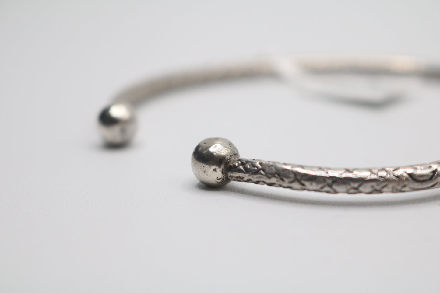 Sterling Silver Bangle Bracelet (22.3 Grams)