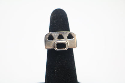 Sterling Silver Fancy Ring (Size 6)