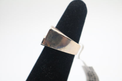 Sterling Silver Fancy  Ring (Size 6)