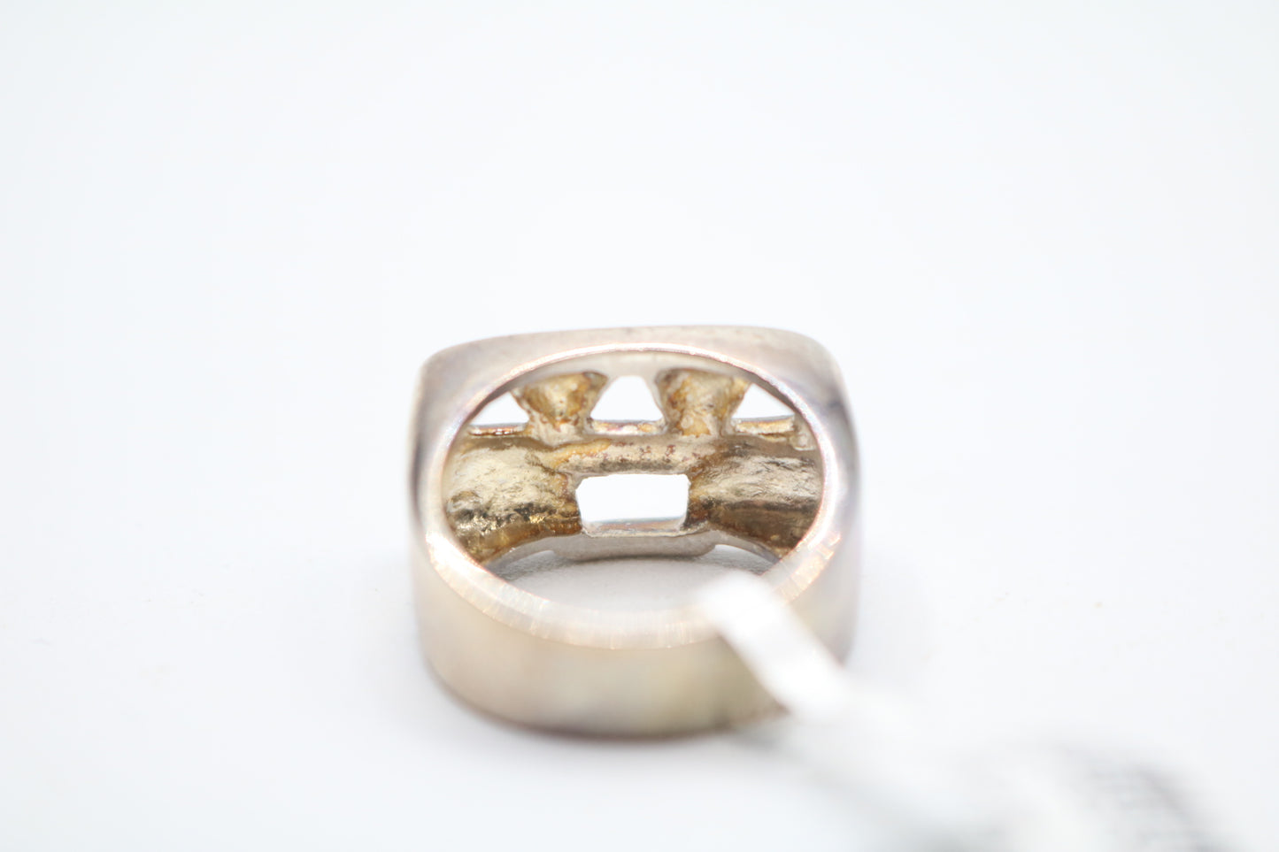 Sterling Silver Fancy  Ring (Size 6)