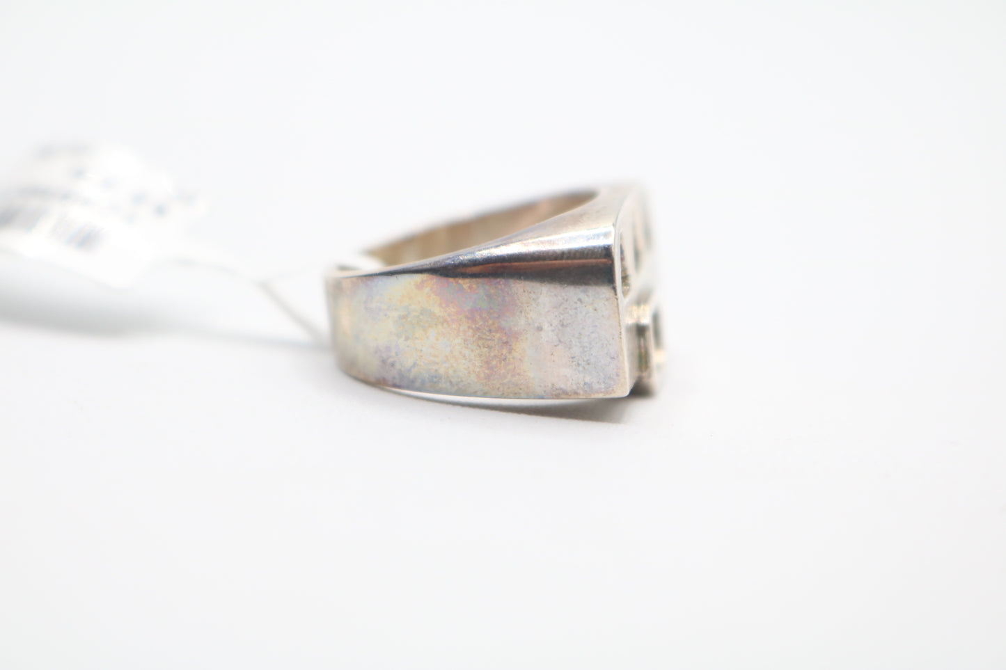 Sterling Silver Fancy  Ring (Size 6)