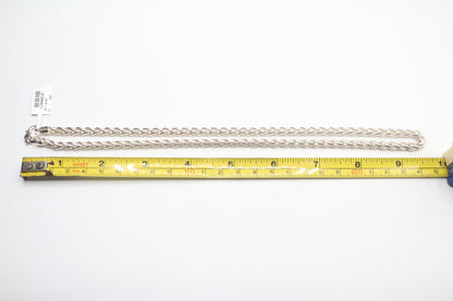 Sterling Silver Spiga Chain (19 Inches)