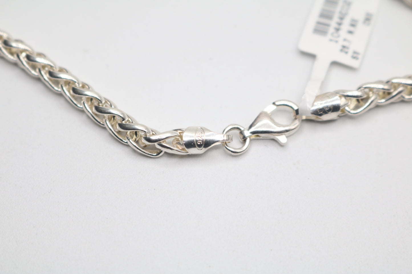 Sterling Silver Spiga Chain (19 Inches)