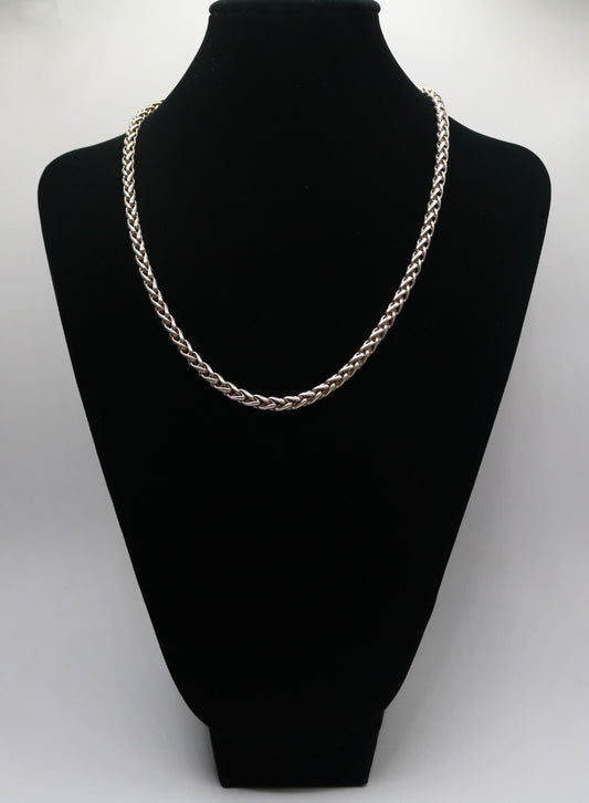 Sterling Silver Spiga Chain (20 Inches)
