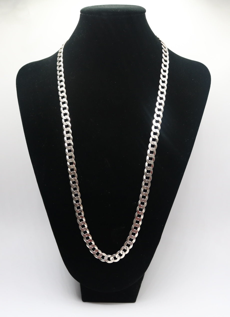 Sterling Silver Curb Chain (26 Inches)