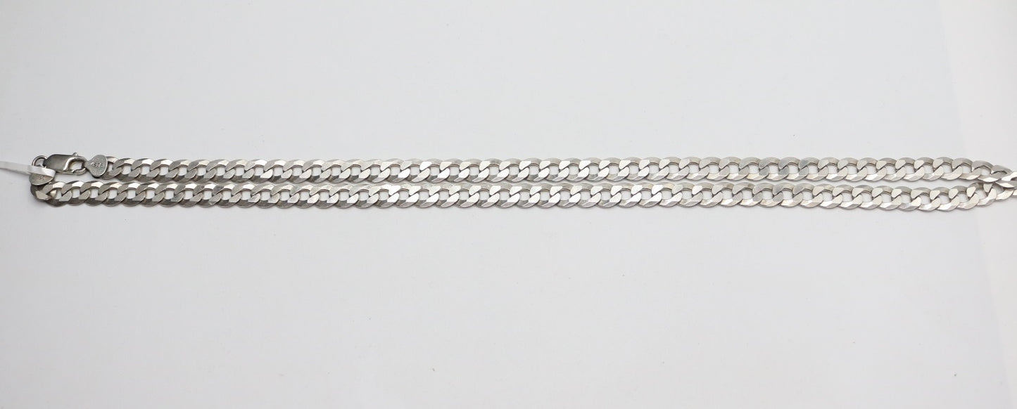 Sterling Silver Curb Chain (26 Inches)