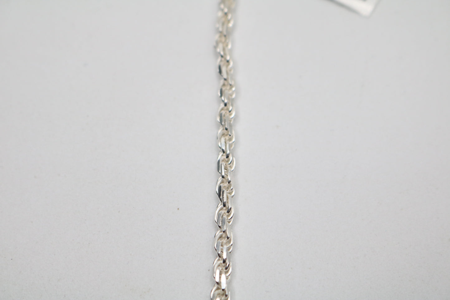 Sterling Silver Rope Chain (24 Inches)
