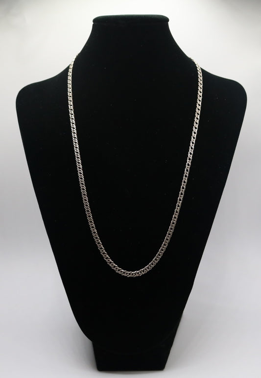 Sterling Silver Curb Chain (24 Inches)