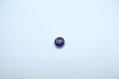 Sterling Silver Box Chain with Round Charm(18 Inches)