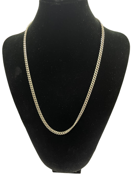 Sterling Silver Curb Chain (22 Inches)