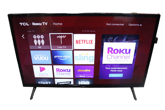 TCL 32 ” Inch HD LED SMART ROKU Black TV 32S331 (Local Pick-Up Only)