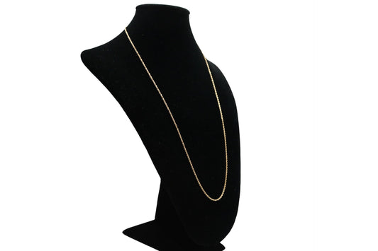 10K Yellow Gold Rope Style Chain (25 Inches)