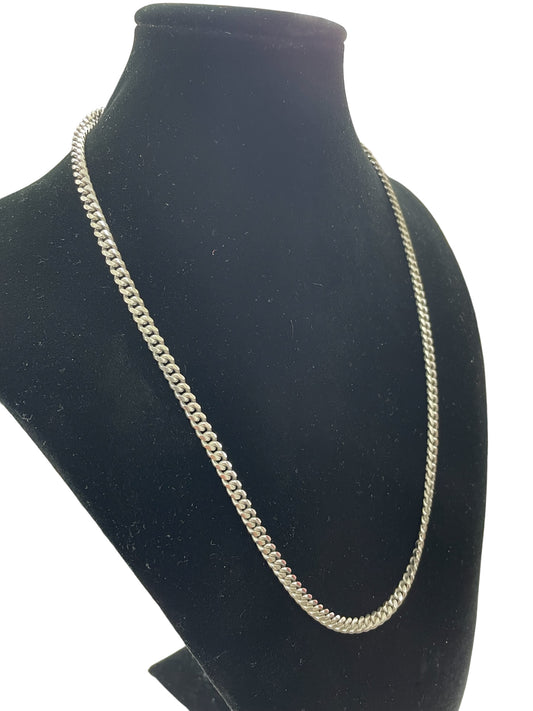 Sterling Silver Curb Chain (22 Inches)