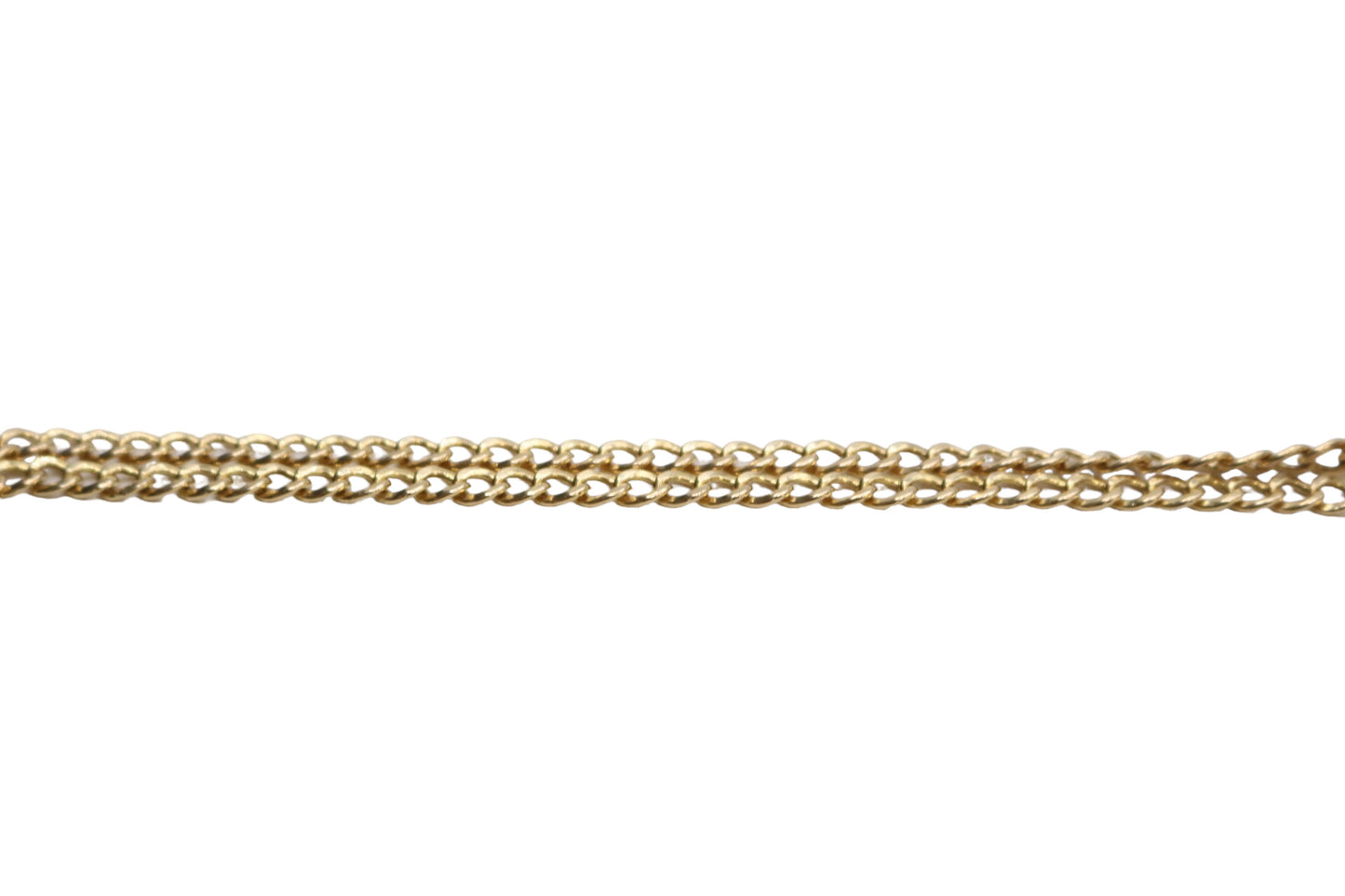 10K Yellow Gold Curb Style Chain (18 Inches)