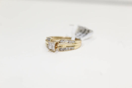Pre-Owned 10K Yellow Gold Engagement Ring (Size 6 1/2) 0.50 CTW