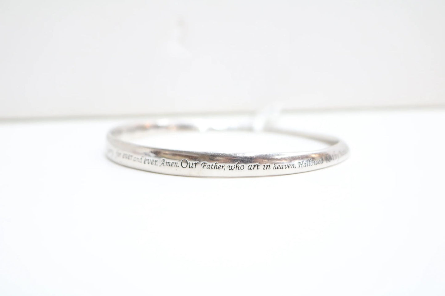 Sterling Silver Strip Bangle (3 Inches)