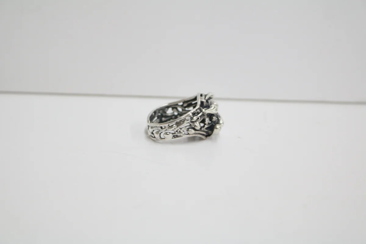 Sterling Silver Fancy Ring (Size 9 1/2)