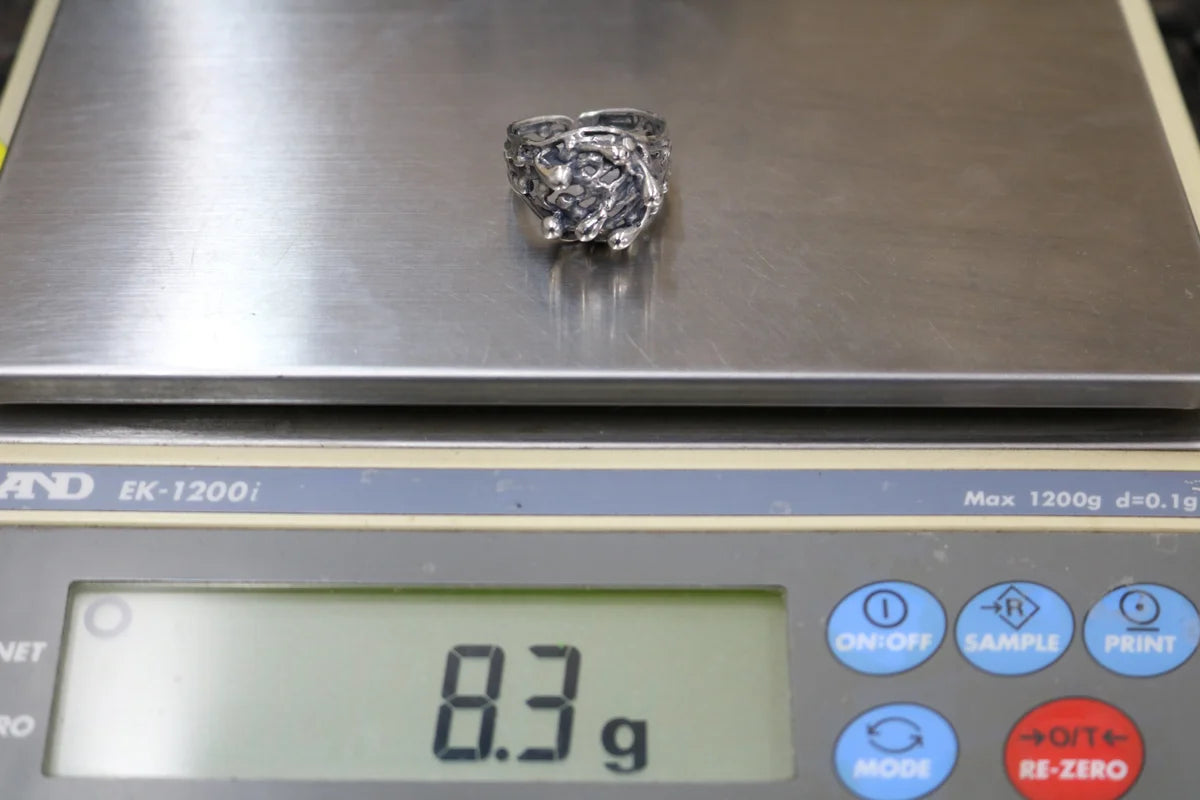 Sterling Silver Fancy Ring (Size 9 1/2)